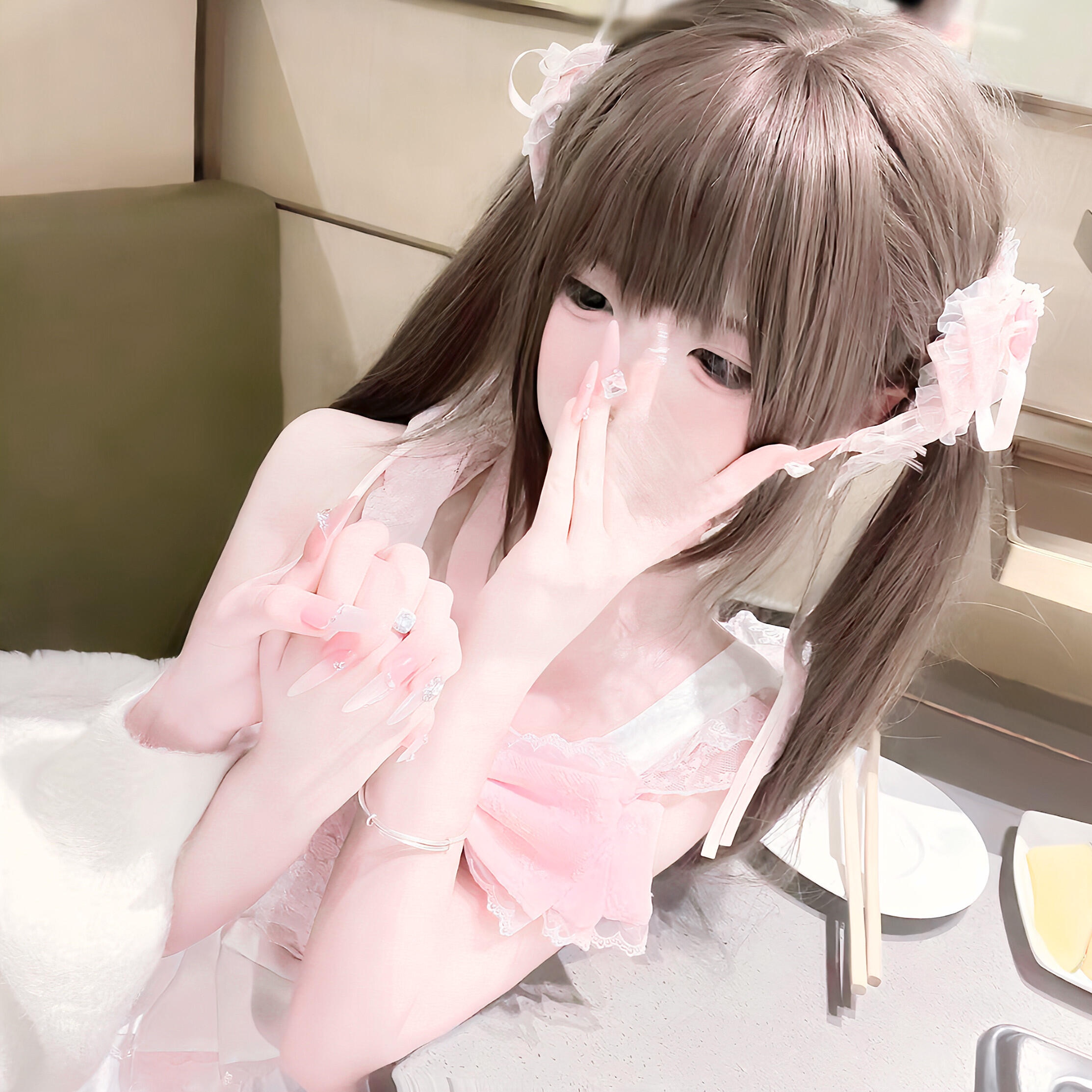 Pink Ice Cream Cupcakes